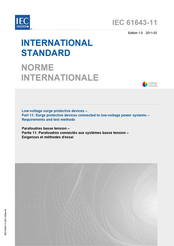 Cover IEC 61643-11:2011